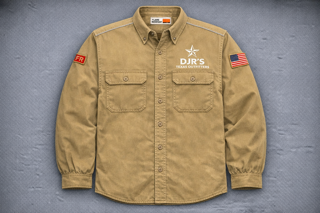 Coming Soon- DJR’S Texas Outfitters Flame‑Resistant (FR)